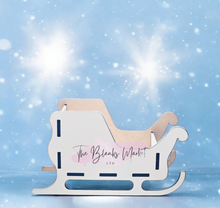 Load image into Gallery viewer, Small white fronted Mdf sleigh
