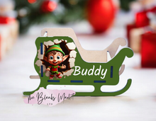 Load image into Gallery viewer, Small white fronted Mdf sleigh
