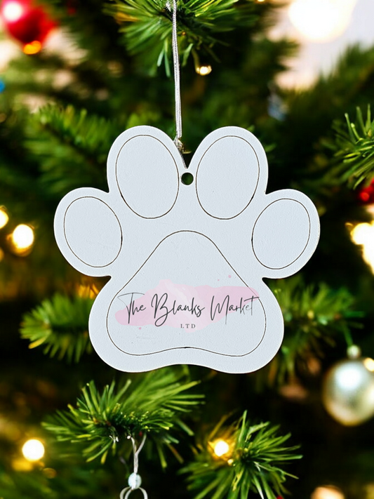 Hanging paw decoration