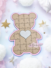 Load image into Gallery viewer, Baby shower puzzle guest book
