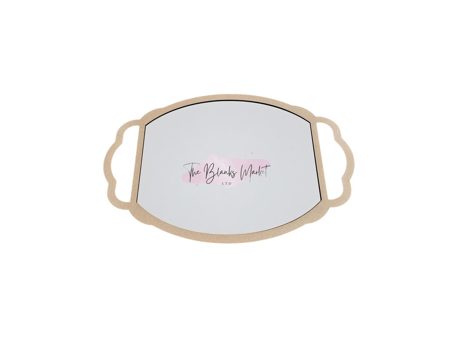 Decorative mdf tray with separate insert