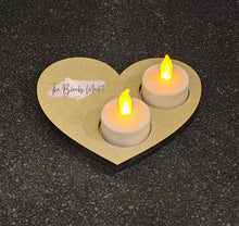 Load image into Gallery viewer, Mdf tealight holder
