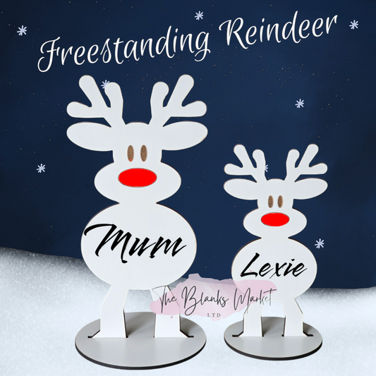 Freestanding reindeer