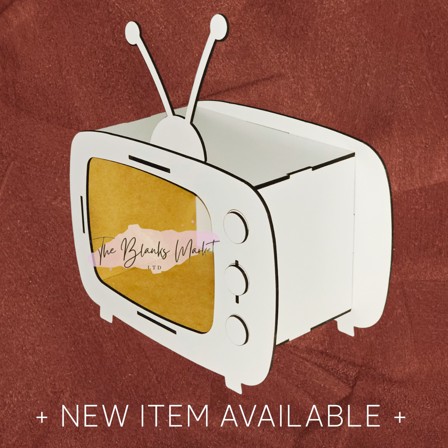 Vintage tv snack box