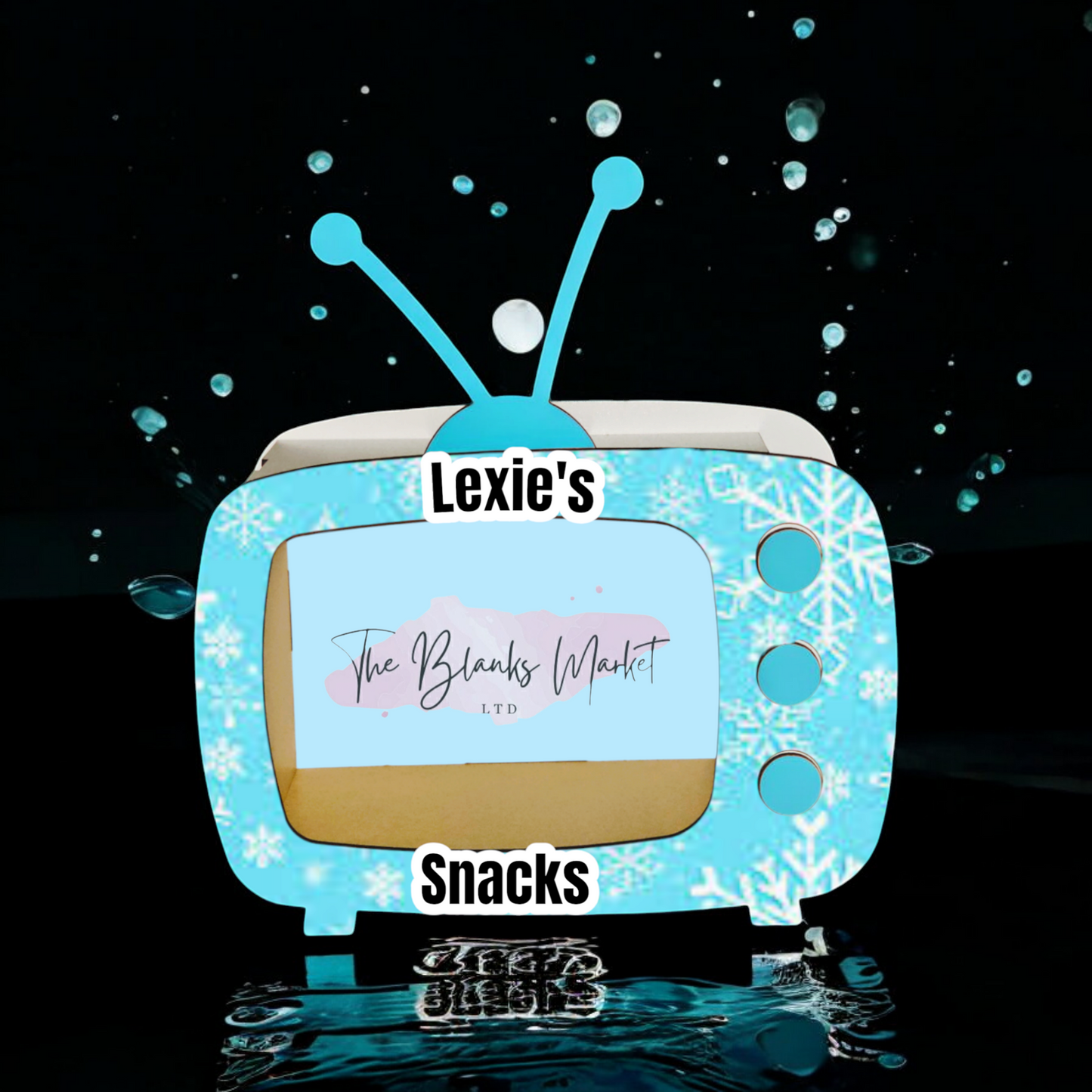 Vintage tv snack box
