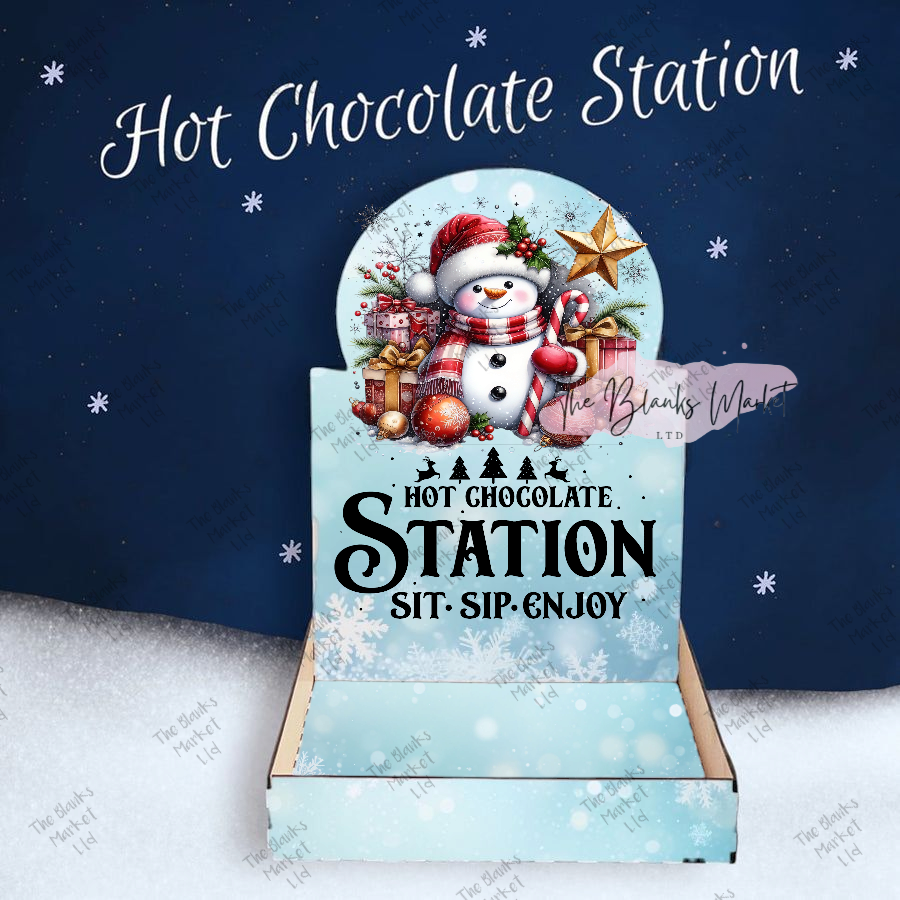 Hot Chocolate Station tray