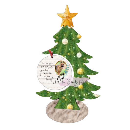 Christmas tree stand-white mdf