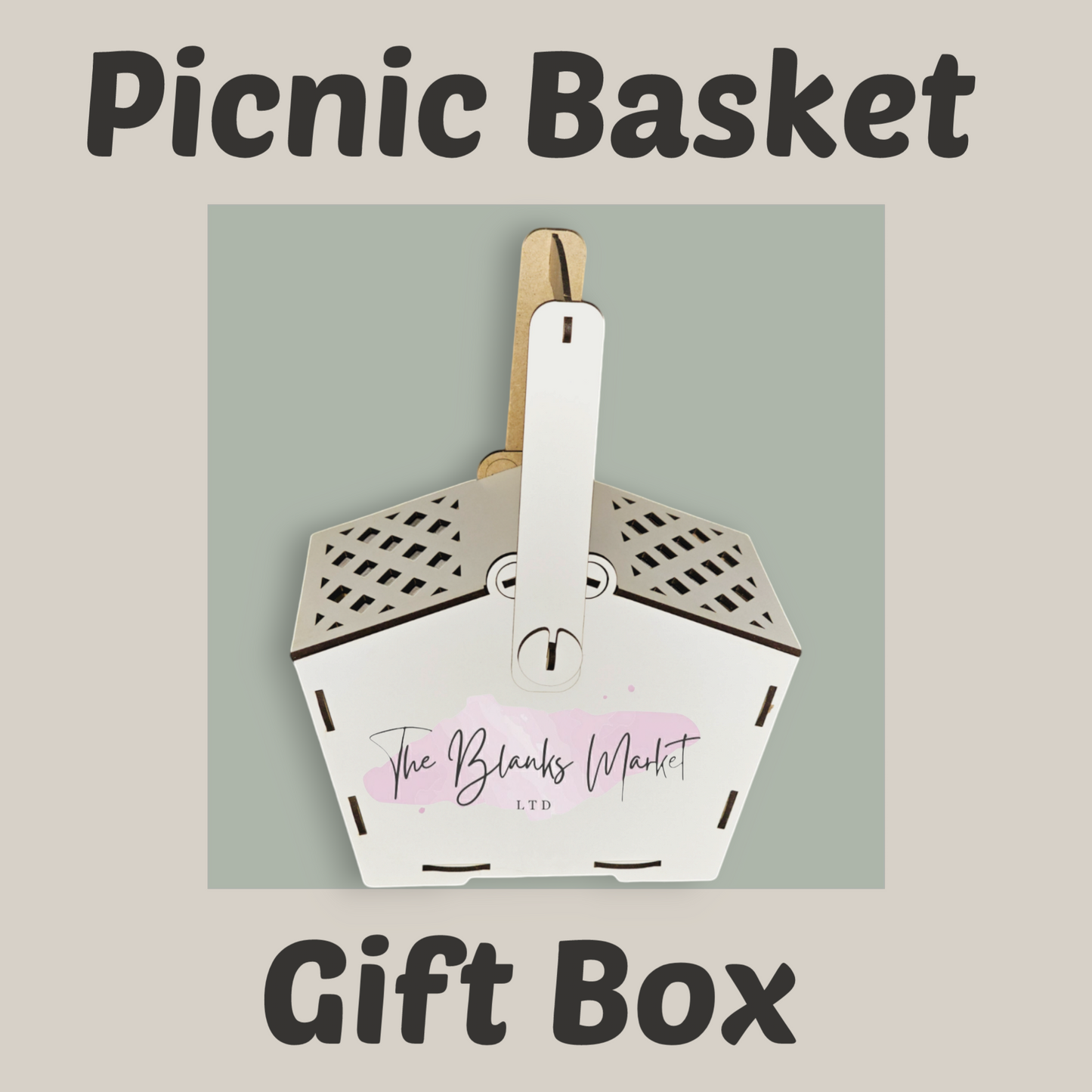 Picnic basket gift box