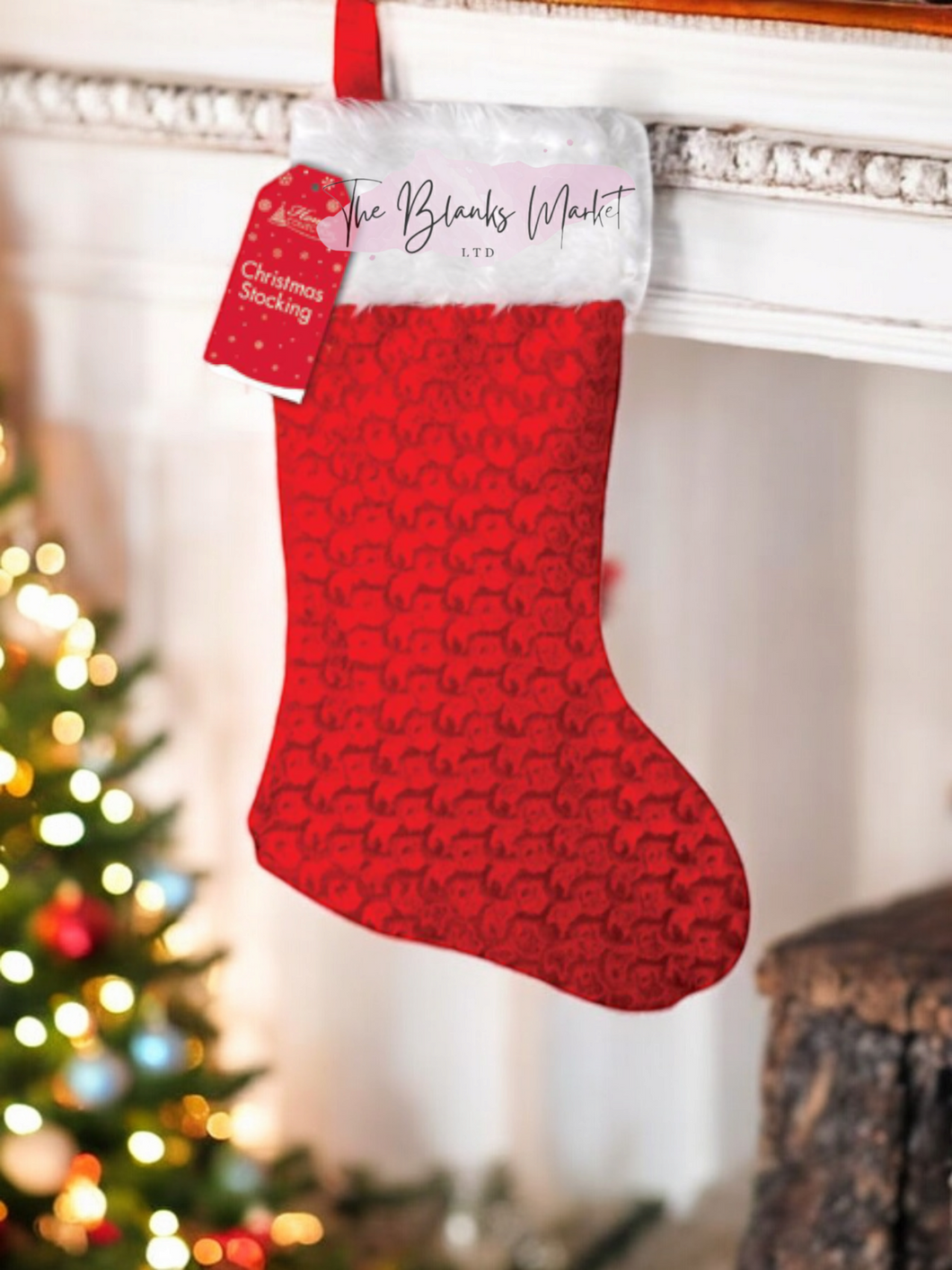 Red Christmas stocking