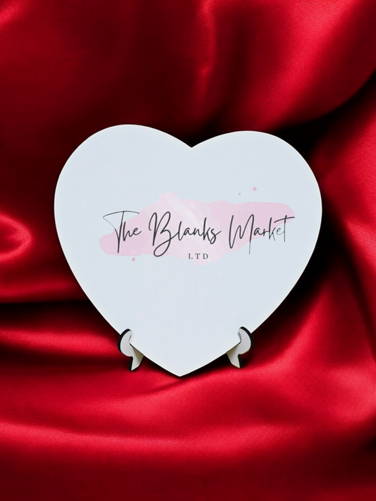 Mdf heart with stand