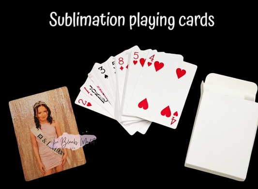 Sublimation playing cards