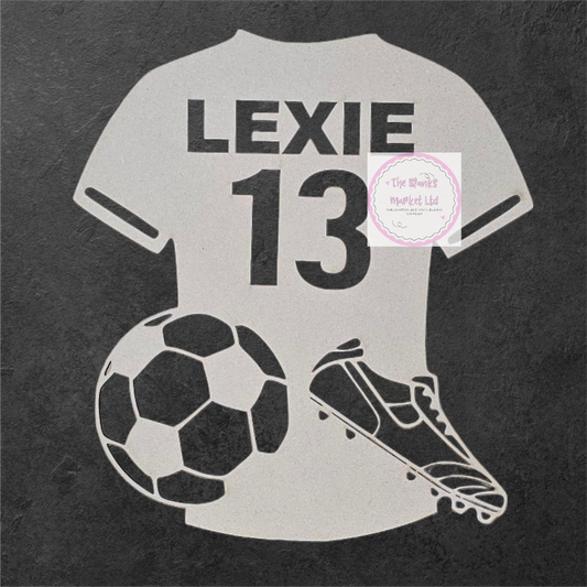 6mm mdf football shirt sign