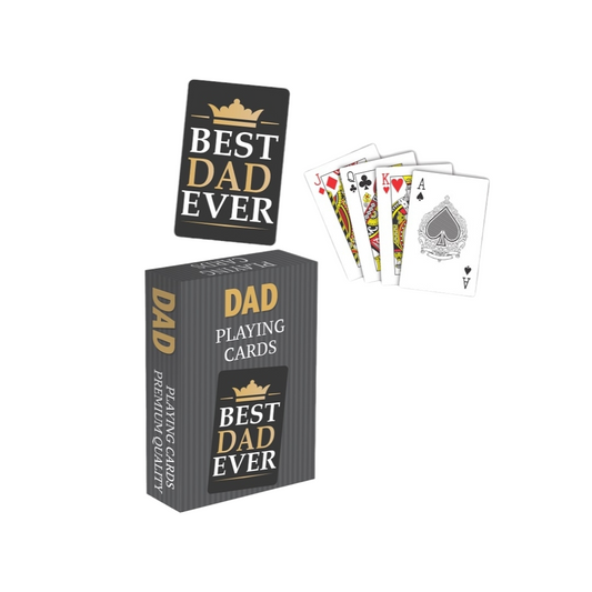BEST DAD EVER PLAYING CARDS