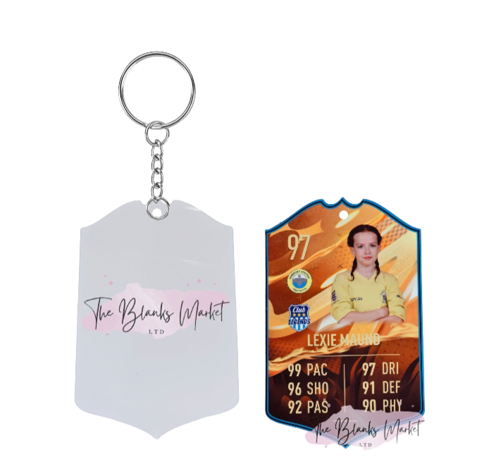 Acrylic keyring shield