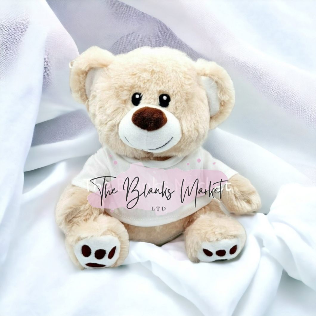 20cm Charlie Teddy with sublimation t shirt