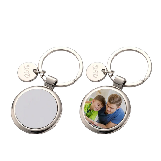 Sublimation dad keychain