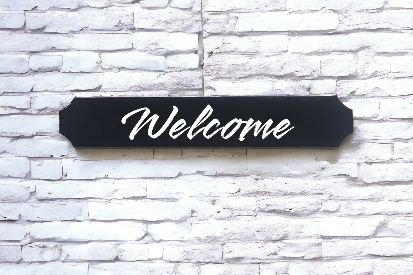 Single layer black fronted sign x 50