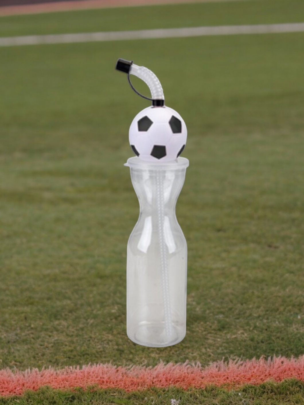 FOOTBALL 500ML STRAW BOTTLE