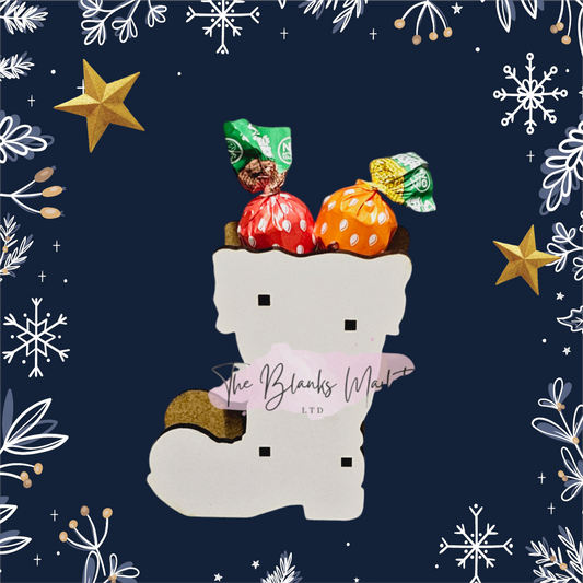 Mini santa boot box