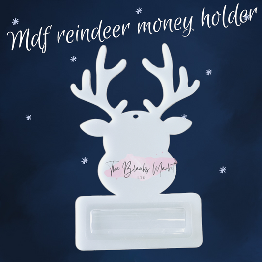 Mdf reindeer money holder