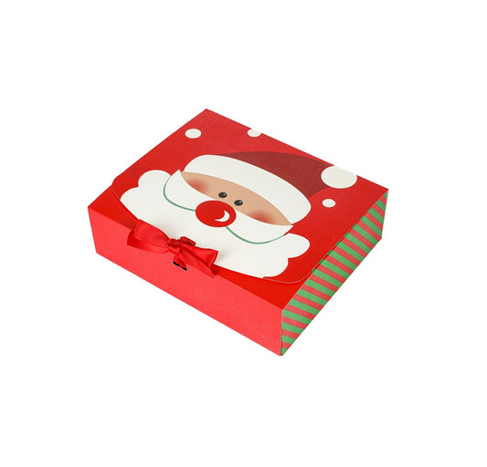 Santa red gift box large