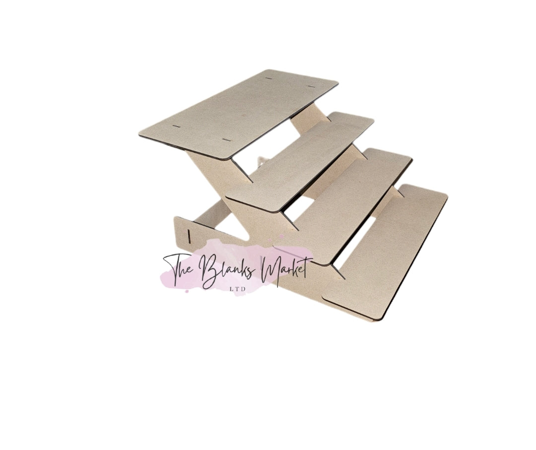 Display stand tiered