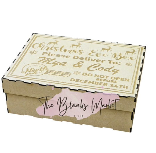 Christmas Eve Box engraved