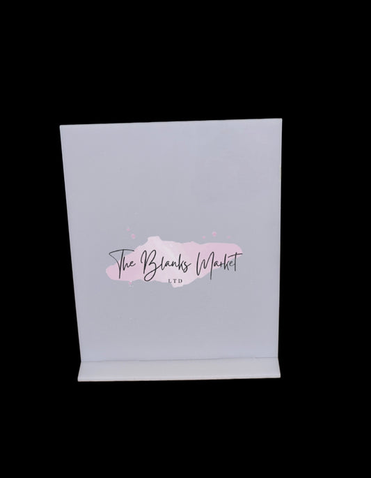 Rectangle sign with base
