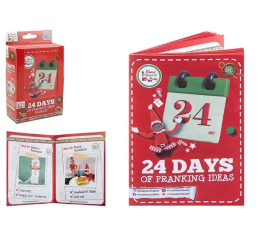 Naughty Elf 24 Days Pranking Ideas Book