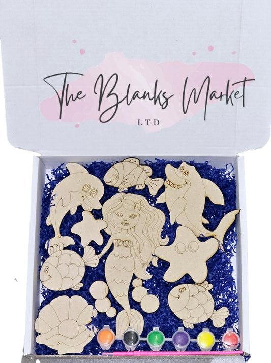 Decorate your own mermaid painting kit
