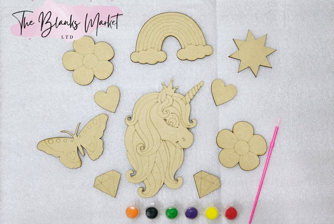 Paint your own unicorn set