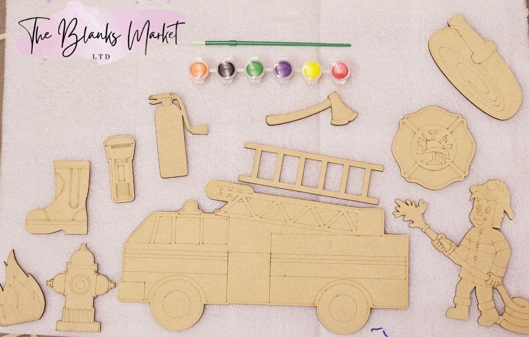 Firefighter large Paint Kit