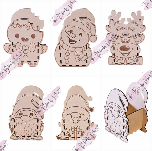 Christmas engraved mdf gift box