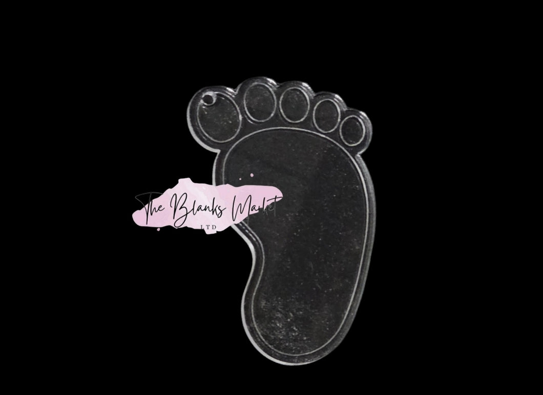 Baby feet keychain