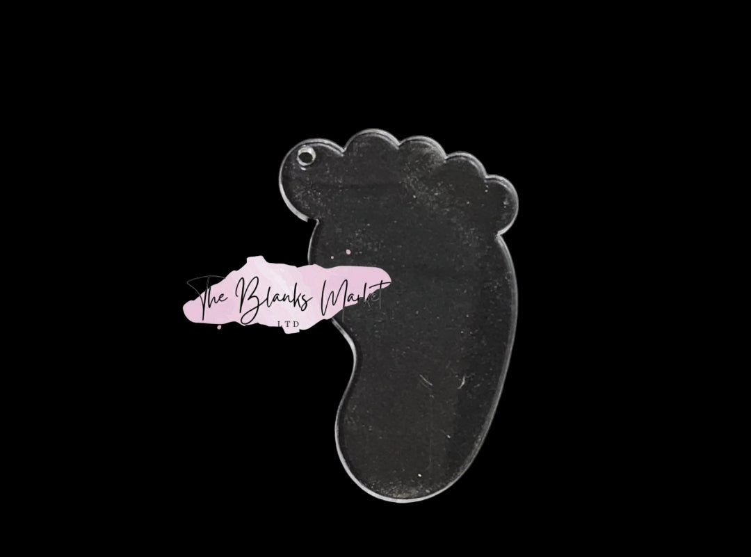 Baby feet keychain