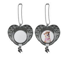 Load image into Gallery viewer, Sublimation Pet Memorial Heart Ornaments
