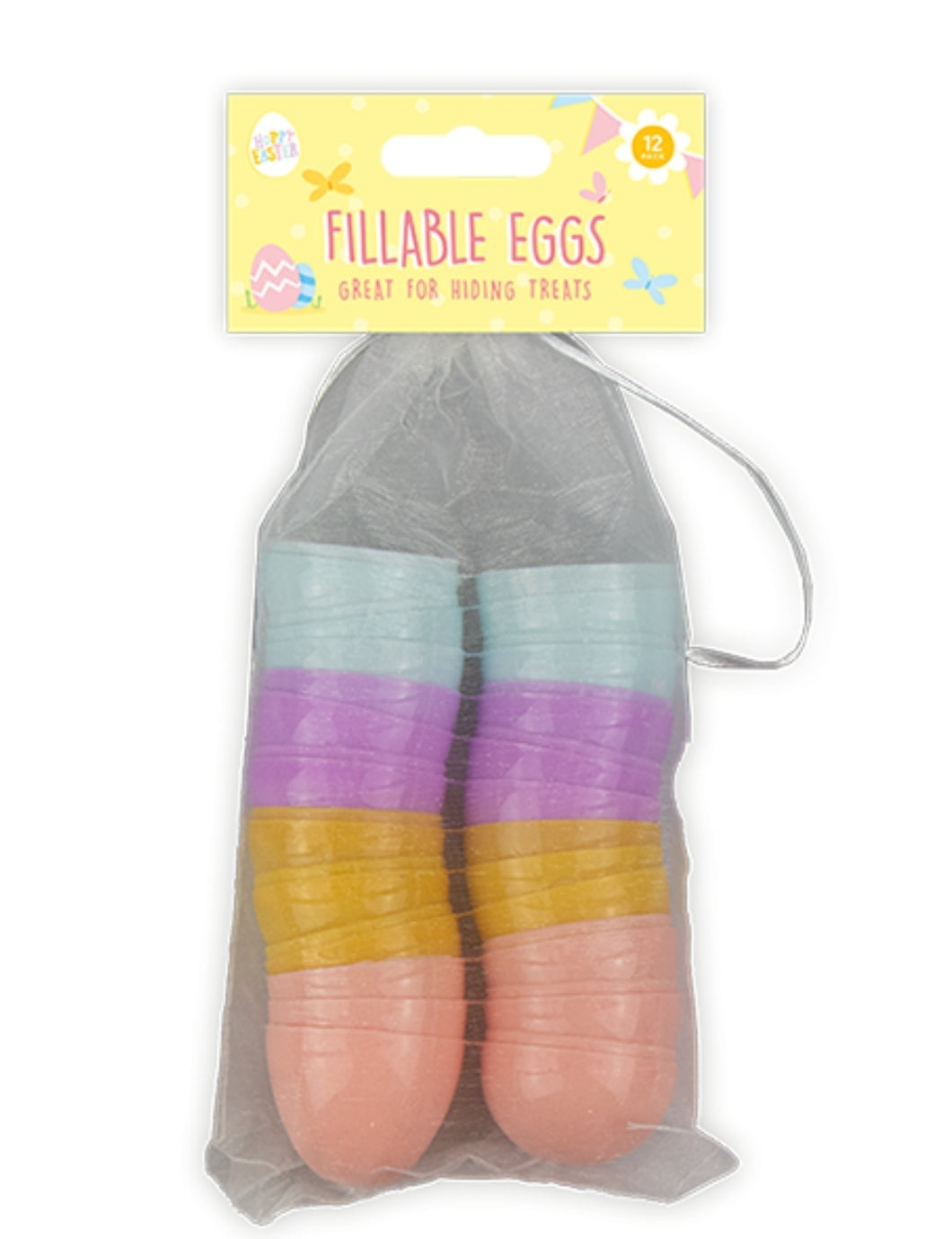 Easter Fillable Eggs 12 Pack