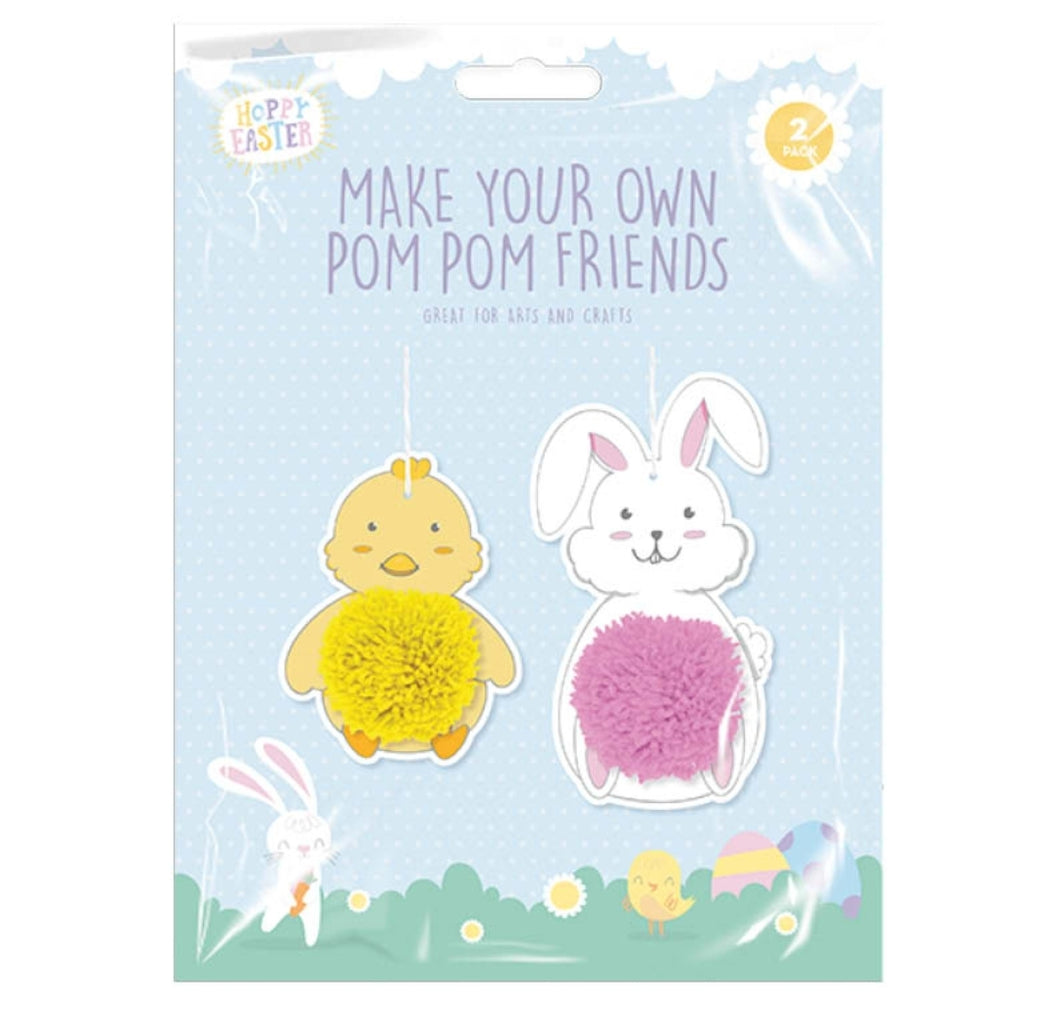 Make Your Own Easter Pom Pom Friends