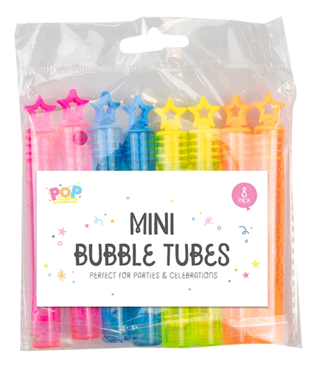 Mini Bubble Tubes - 8 Pack