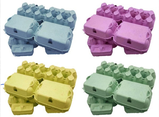 4 pk coloured egg cartons