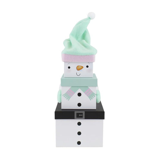 Plush Gift Box Set 3 Piece - Snowman