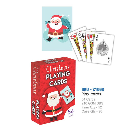 Christmas playing cards