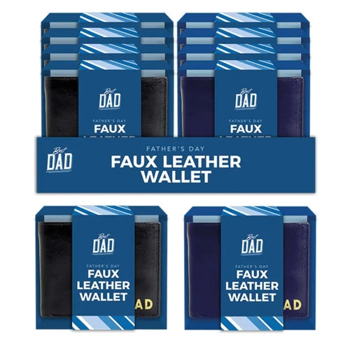 Faux Leather Fathers Day Wallets