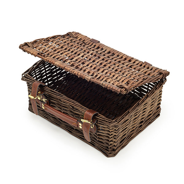 14" Split willow hamper basket