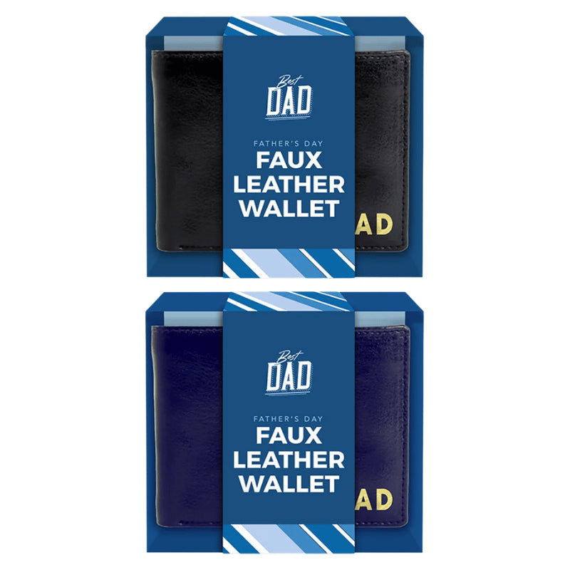 Faux Leather Fathers Day Wallets