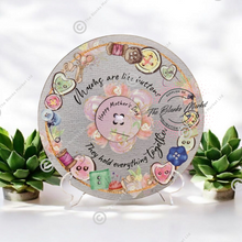 Load image into Gallery viewer, Record/round 18cm blank with acrylic stand
