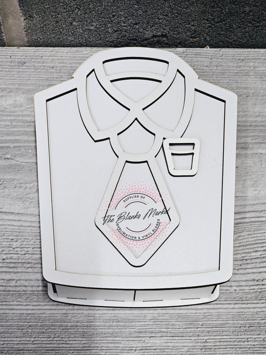 Shirt with tie gift box