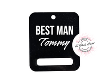 Load image into Gallery viewer, Acrylic tie hanger tags
