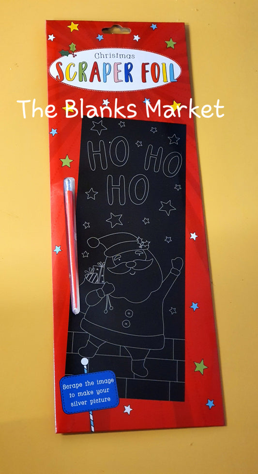 Christmas scraper foil