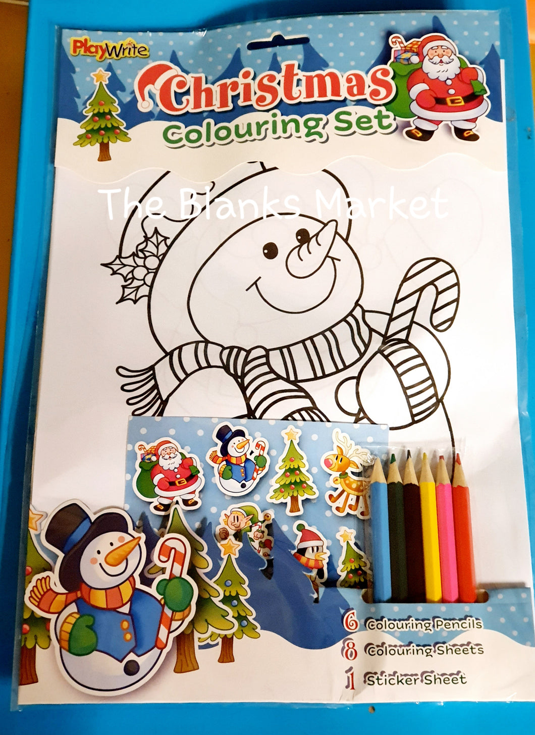 Christmas colouring set